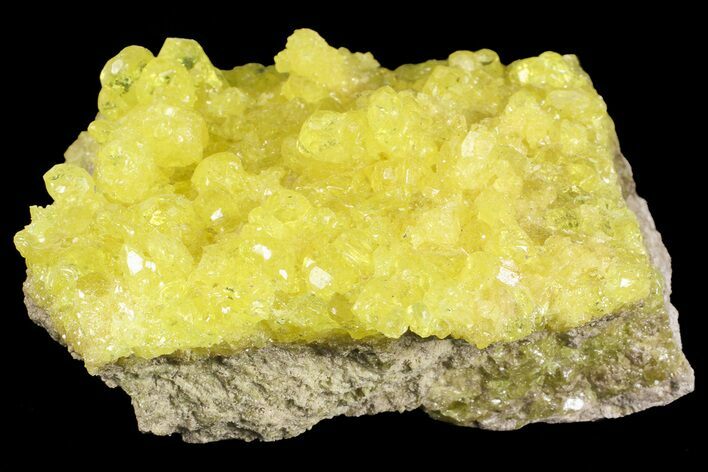 Sulfur Crystals on Matrix - Bolivia #66298
